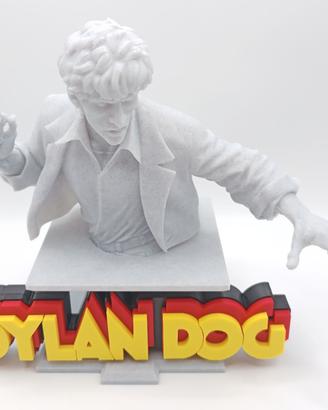 Dylan Dog Busto Fumetti Statua Busto 3D Printing