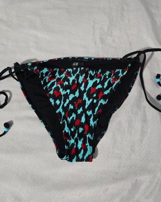 Costume bikini marca H&M taglia Eur 42 leopardato