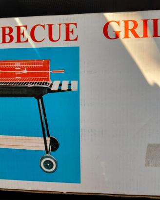 BARBECUE A CARBONELLA + GIRARROSTO+CARRELLO new