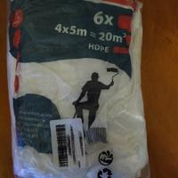 Kotarbau 5 teli 4x5m plastica, imbiancare/pittura