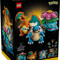lego Pokemon 72153 Venusaur Crarizard e Blastoise
