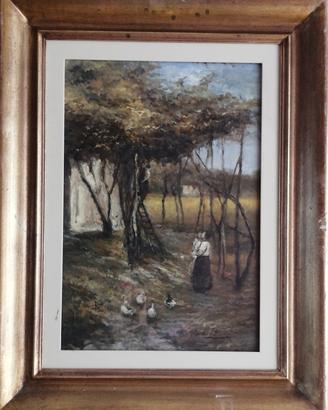 Quadro dipinto da Borsa Emilio