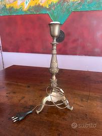 Lampada da Tavolo Vintage in Ottone