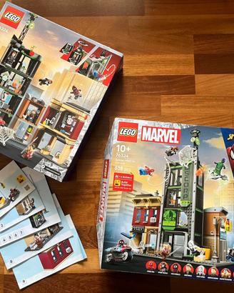 Scatola e Manuali Lego Spider-Man Oscorp 76324