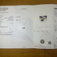 Ciondolo ORO BIANCO 18kt - 1.02ct DIAMANTE