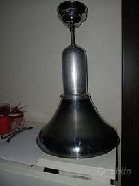 lampadario industriale anni 50 luminator