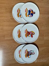 Set 6 piatti pizza Moretti