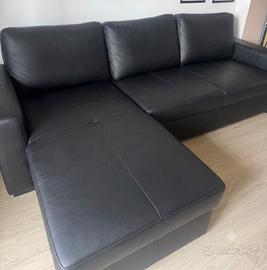 DIVANO A L NERO ROVINATO