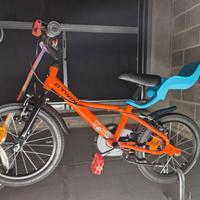 bicicletta decathlon robot 16 pollici