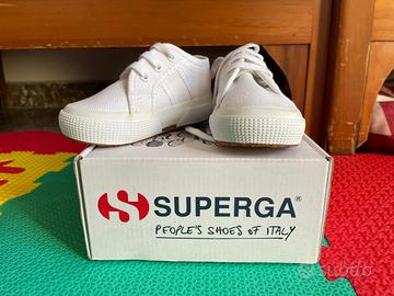 Superga bianche outlet bambino