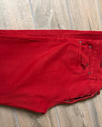 Pantaloni Zara rossi da uomo