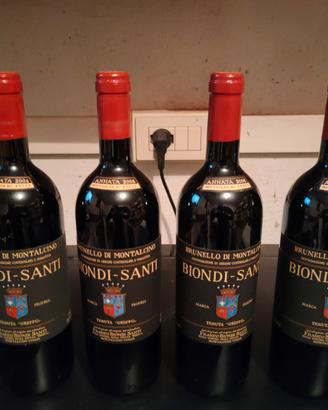 Verticale Brunello di Montalcino Biondi Santi