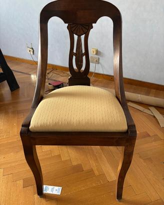 Sedie 2 stile impero vintage