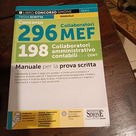 Libro per concorso MEF