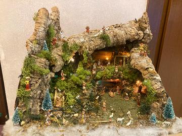 Presepe con pastori Landi Moranduzzo