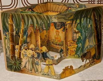 Libro Pop up 3D Alí Babà, anni 50 rarità