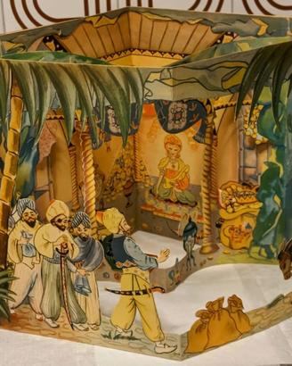 Libro Pop up 3D Alí Babà, anni 50 rarità