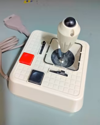 Joystick 3 tasti per computer vintage