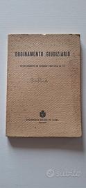 Ordinamento Giudiziario 1941 - Ediz. Originale