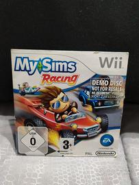 My Sims Racing DEMO videogioco per Wii molto raro