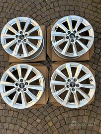 KIT 4 CERCHI IN LEGA ORIGINALI AUDI A1 RAGGIO 16