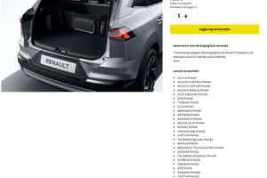 Rete del bagagliaio verticale - Originale Renault