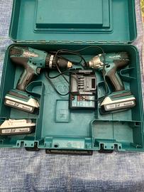 Trapano e avvitatore a percussione Makita HP457D