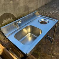 Lavandino professionale in acciaio inox