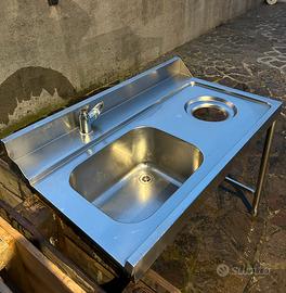 Lavandino professionale in acciaio inox