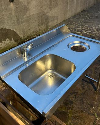 Lavandino professionale in acciaio inox