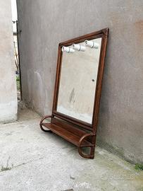 Specchio da parete in bambù Gervasoni vintage