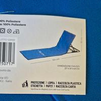 Telo Da Spiaggia Con Schienale Regolabile