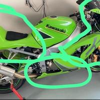 3 Carene per Kawasaki ZX6R 636 verdi moto pista