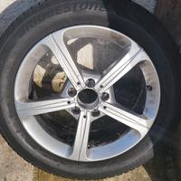 cerchi in lega da 17 gommati per mercedes 