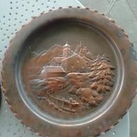 piatto di rame da appendere