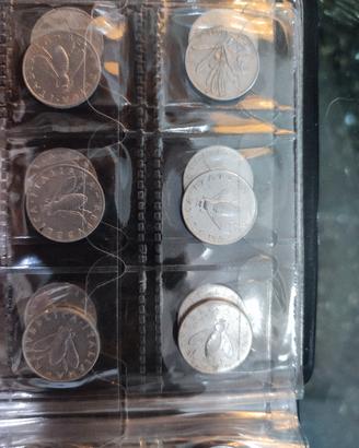 Lotto 120 Monete Lire Italiane in Raccoglitore - C