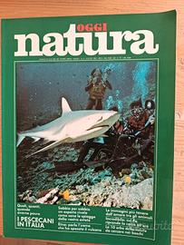 Rivista Oggi Natura luglio 1983 pescecani squali