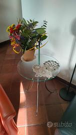 Tavolino in cristallo