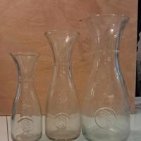 Caraffe in vetro antiche