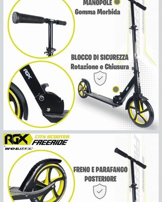 Monopattino Freeride RGX adulti e bambini