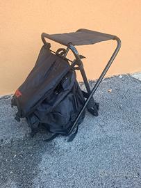 zaino con sgabello 