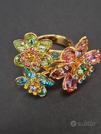 Swarovski 5721582 Anello Fiori Multicolore ZYQ DD