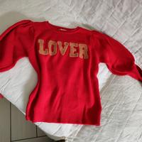 maglia rossa donna, taglia S. Minueto