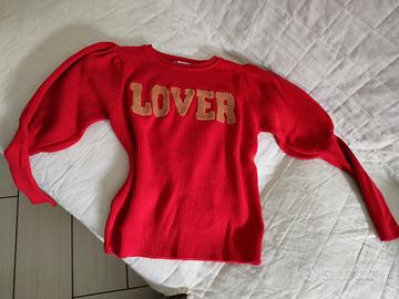 maglia rossa donna, taglia S. Minueto