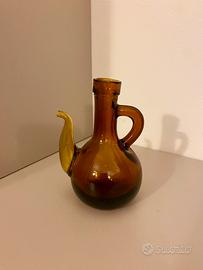 Piccola Brocca o Caraffa in Vetro Ombrato