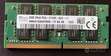 Memoria ram per portatili 16 gb (2x8gb)