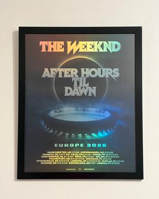 Poster TOUR 2026 THE WEEKND