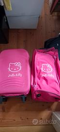 2 trolley bambina hello kitty