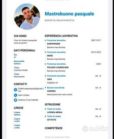 barista macchinista 