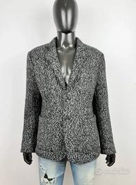 Giacca Lana Dolce&Gabbana Uomo Grigio Bianco